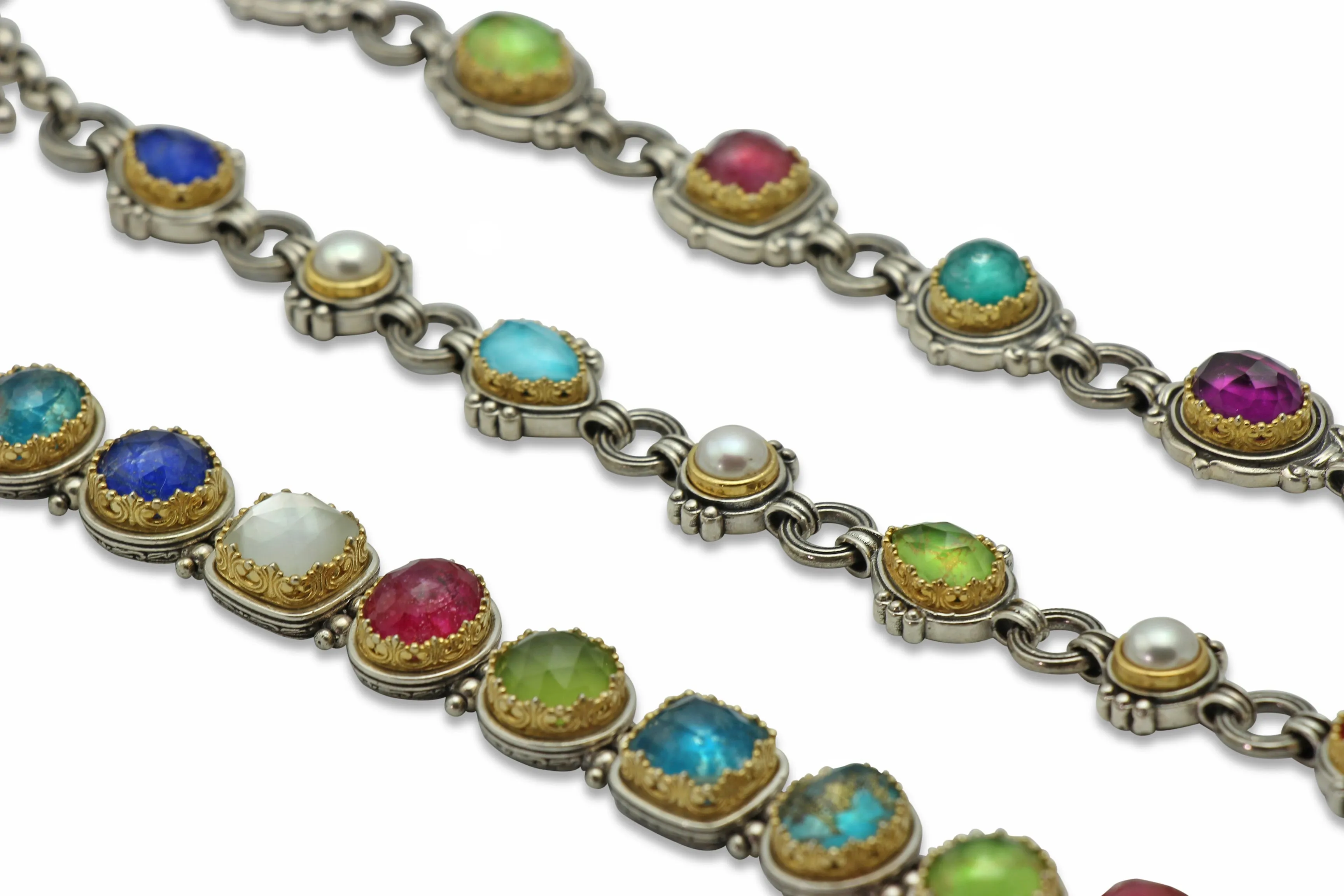 Karameles - Harvest Moon Drops Silver & Gold Bracelet