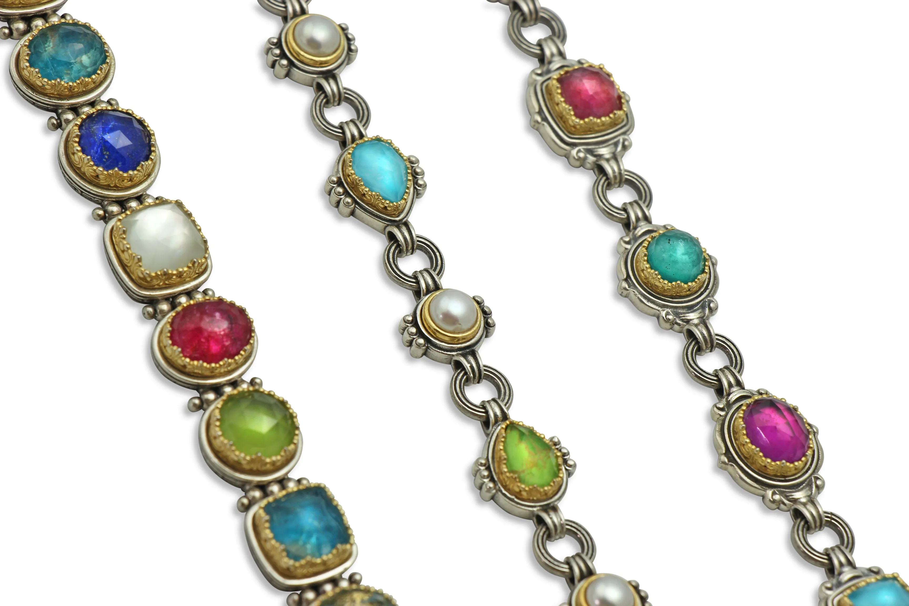 Karameles - Harvest Moon Drops Silver & Gold Bracelet