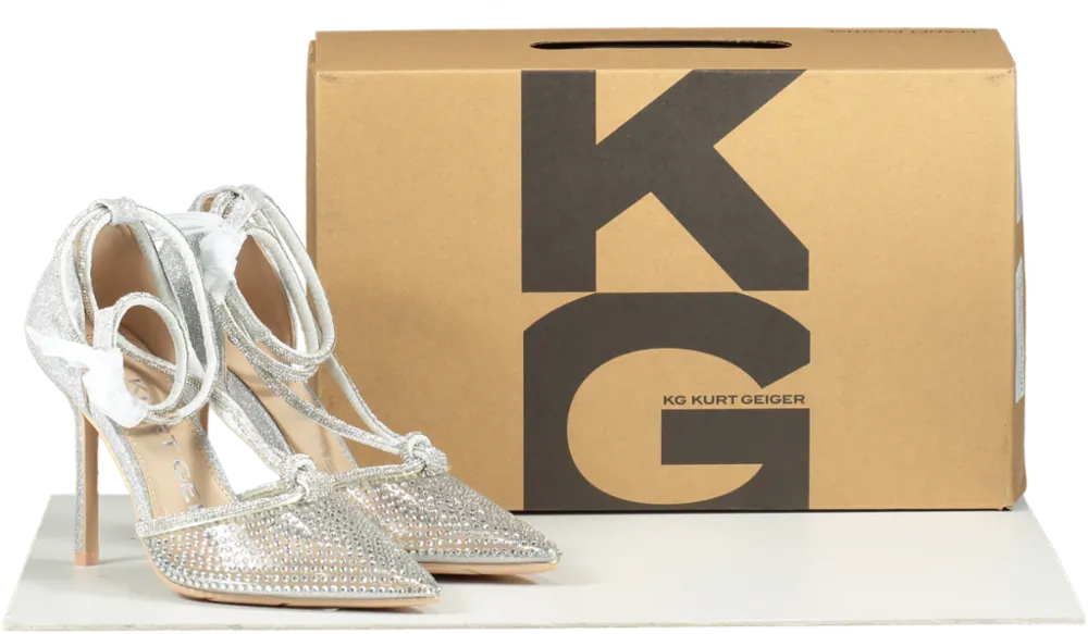 Kurt Geiger Bling Vegan Pvc And Metallic Courts UK 3 EU 36 👠