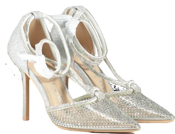 Kurt Geiger Bling Vegan Pvc And Metallic Courts UK 3 EU 36 👠