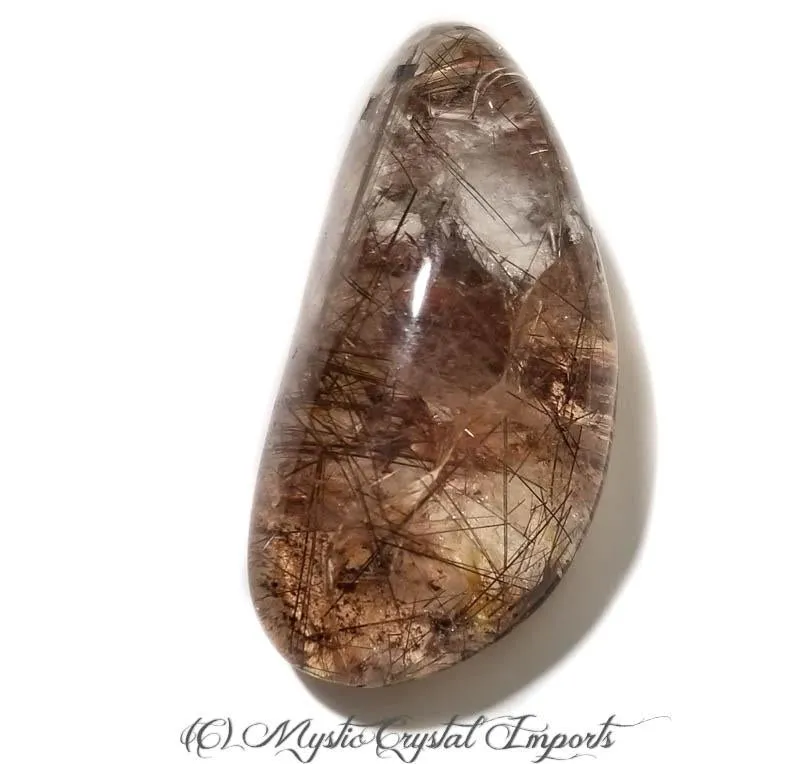 Large Rutilated Scenic Quartz Crystal, Shaman's Stone  - Extra Fine, 485 Carots