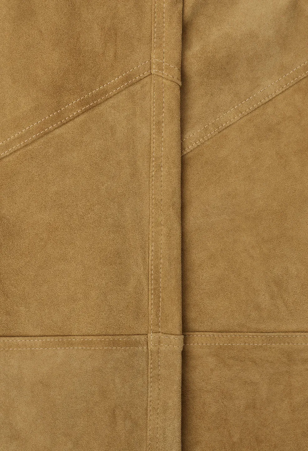 Leather Escobar Pants / Tan Suede