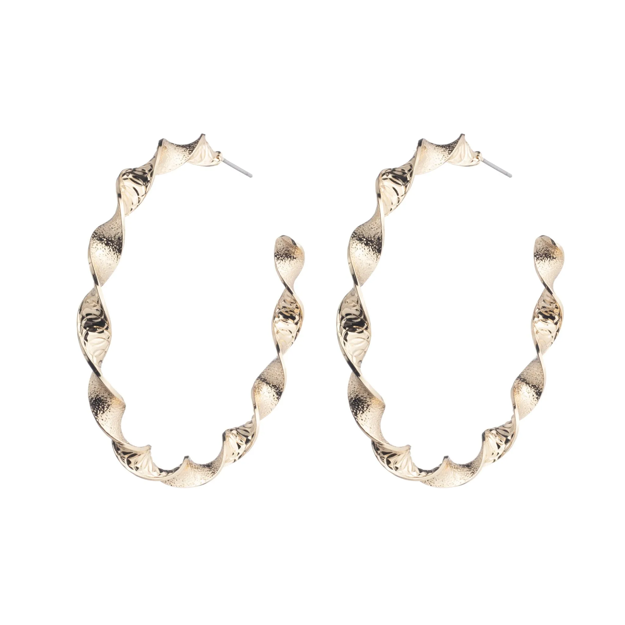 Lewis Gold Hoop Earrings