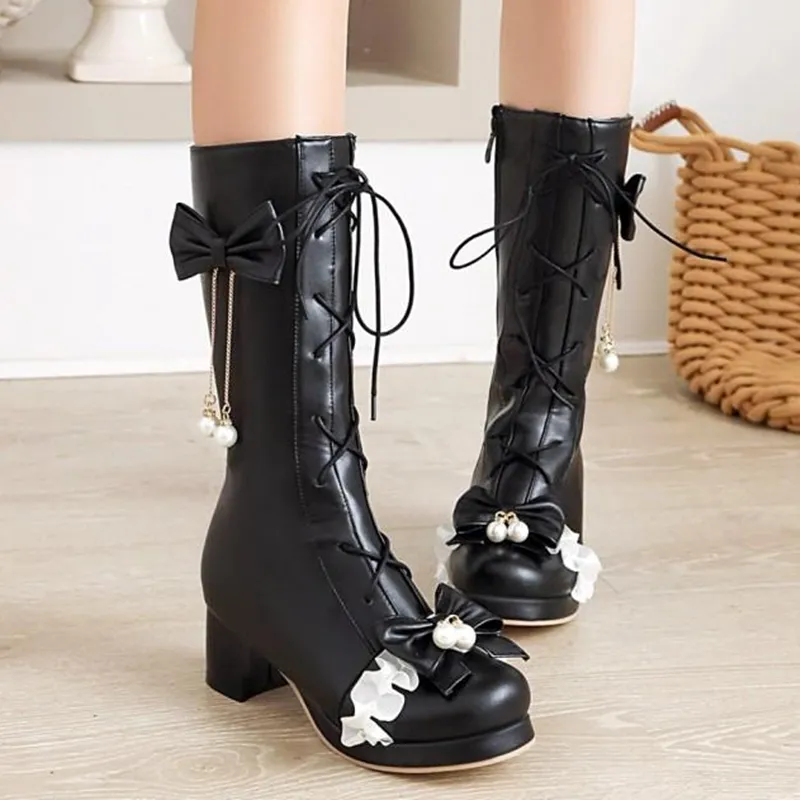 Lolita Knight Boots AD12699