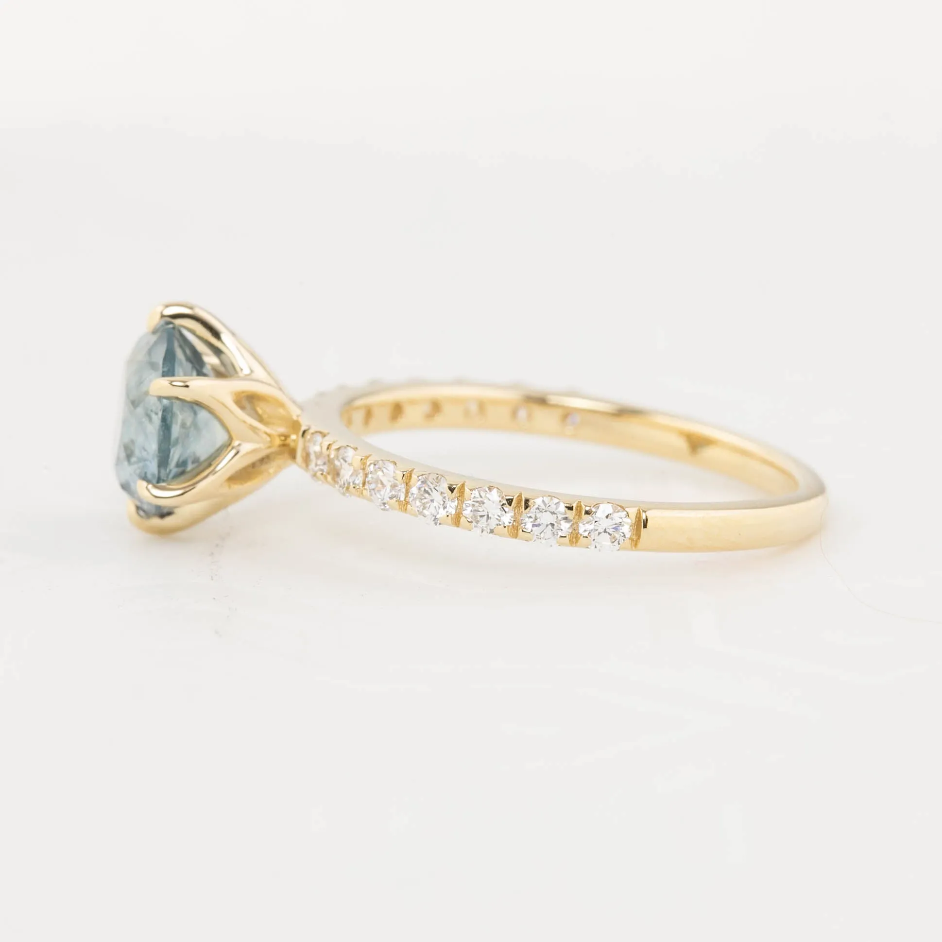 Maria Luxe Ring - 2.06ct Light Blue Montana Sapphire (One of a kind)