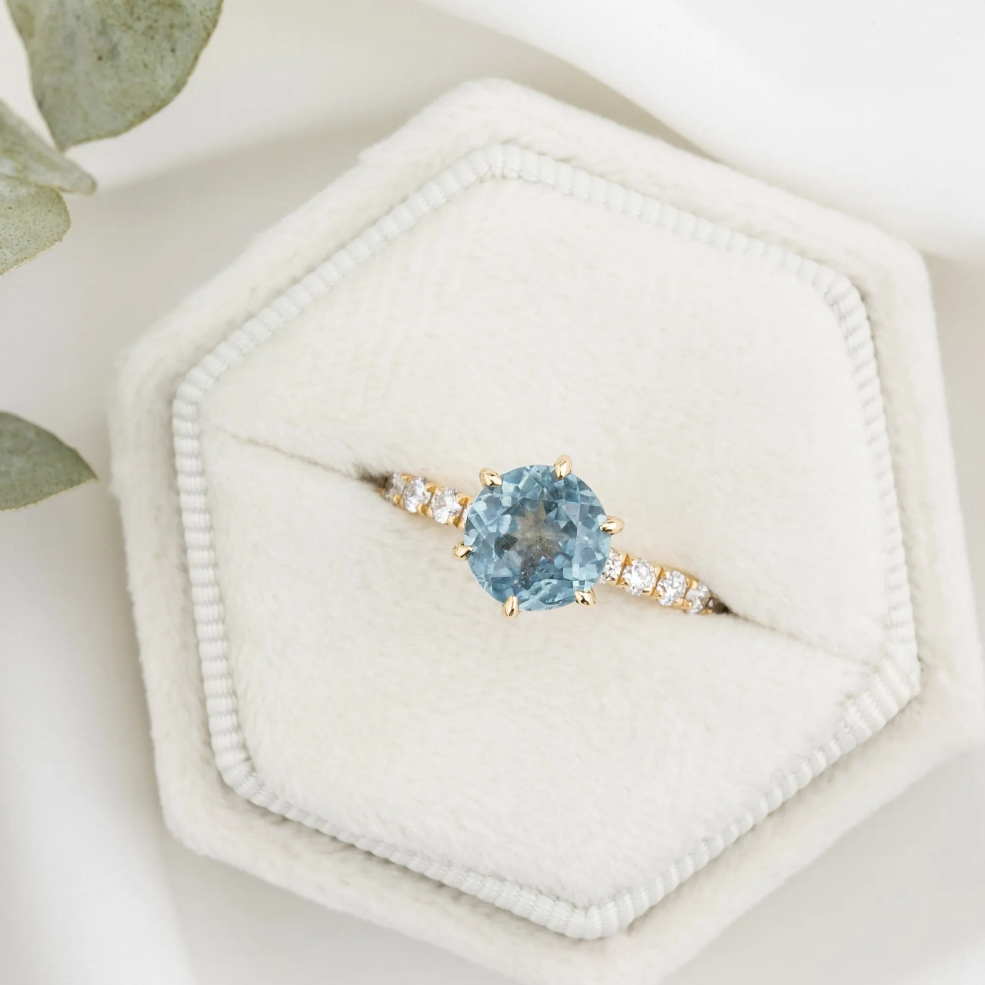 Maria Luxe Ring - 2.06ct Light Blue Montana Sapphire (One of a kind)