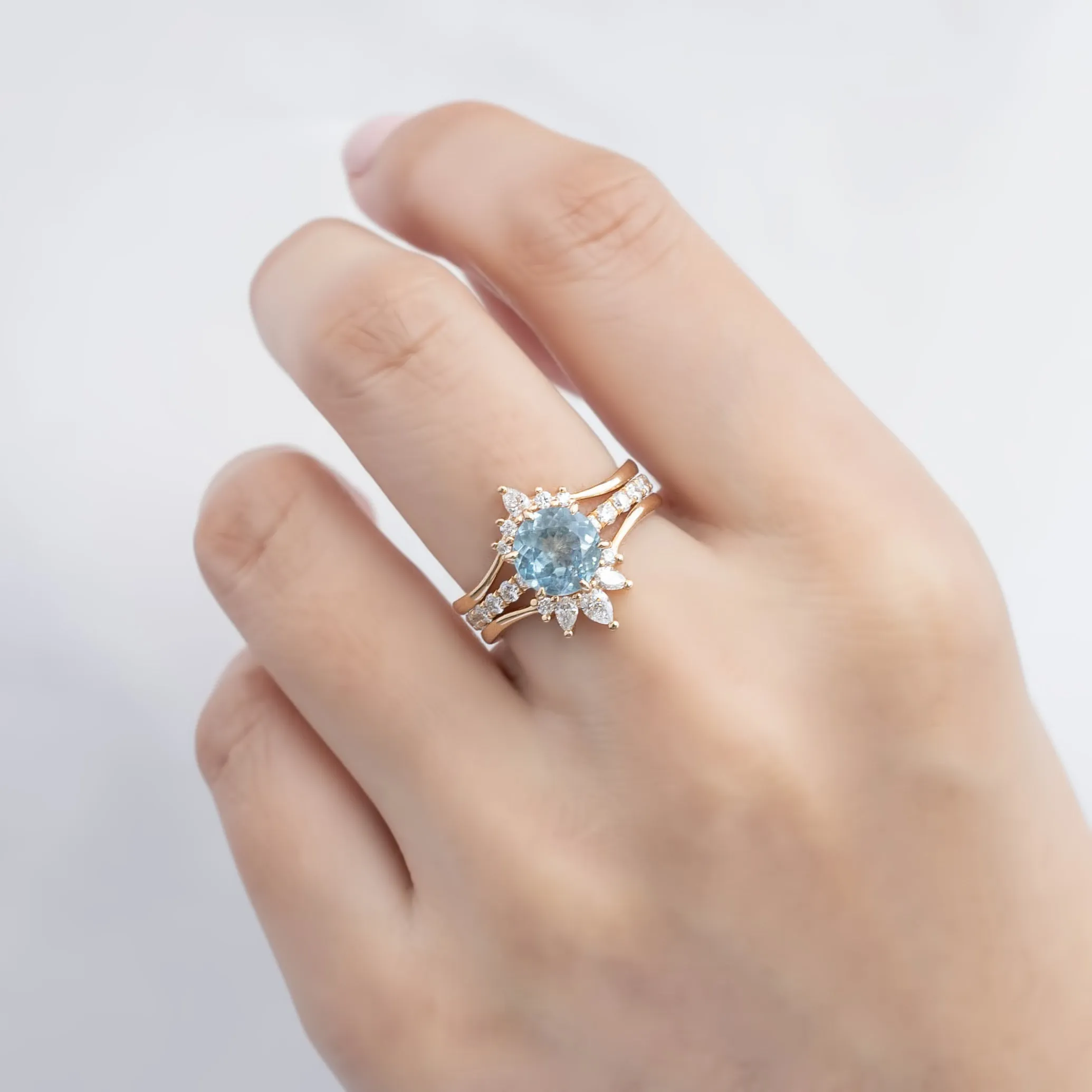 Maria Luxe Ring - 2.06ct Light Blue Montana Sapphire (One of a kind)