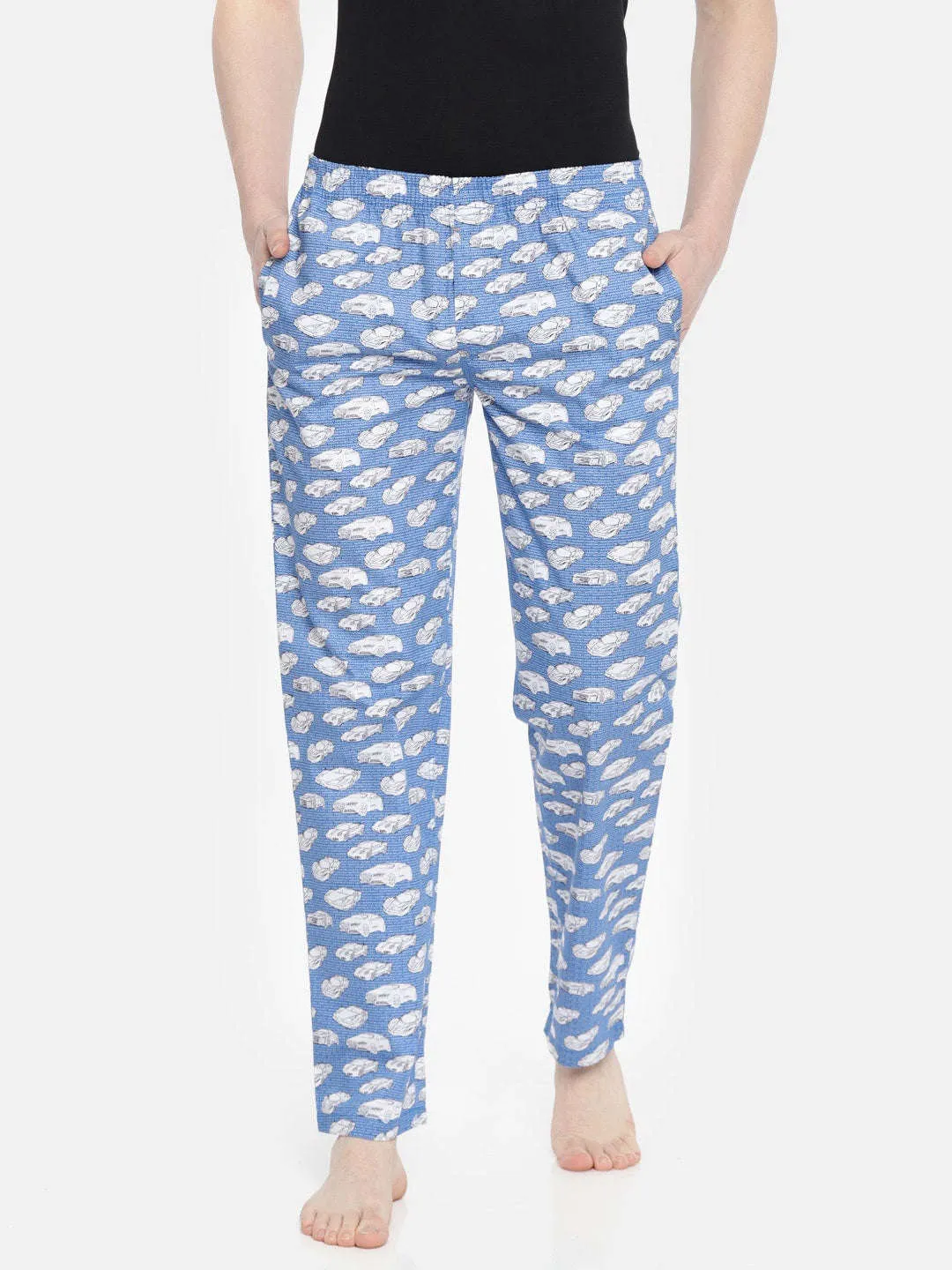 Men Abstract Printed Lounge Pant