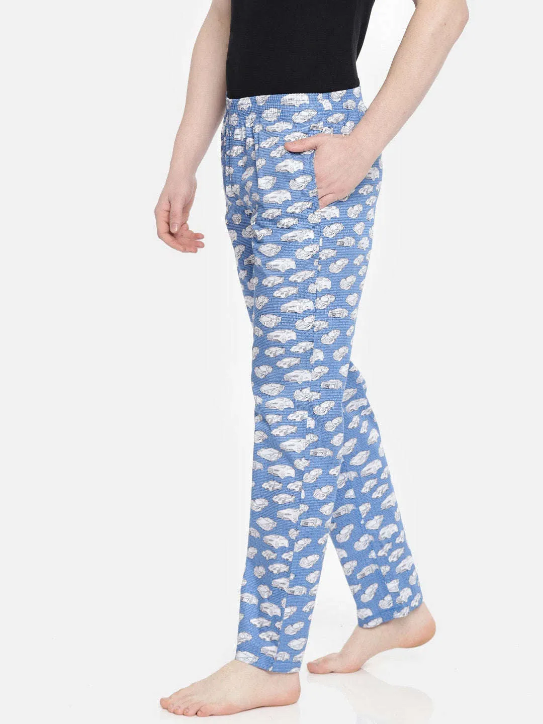 Men Abstract Printed Lounge Pant