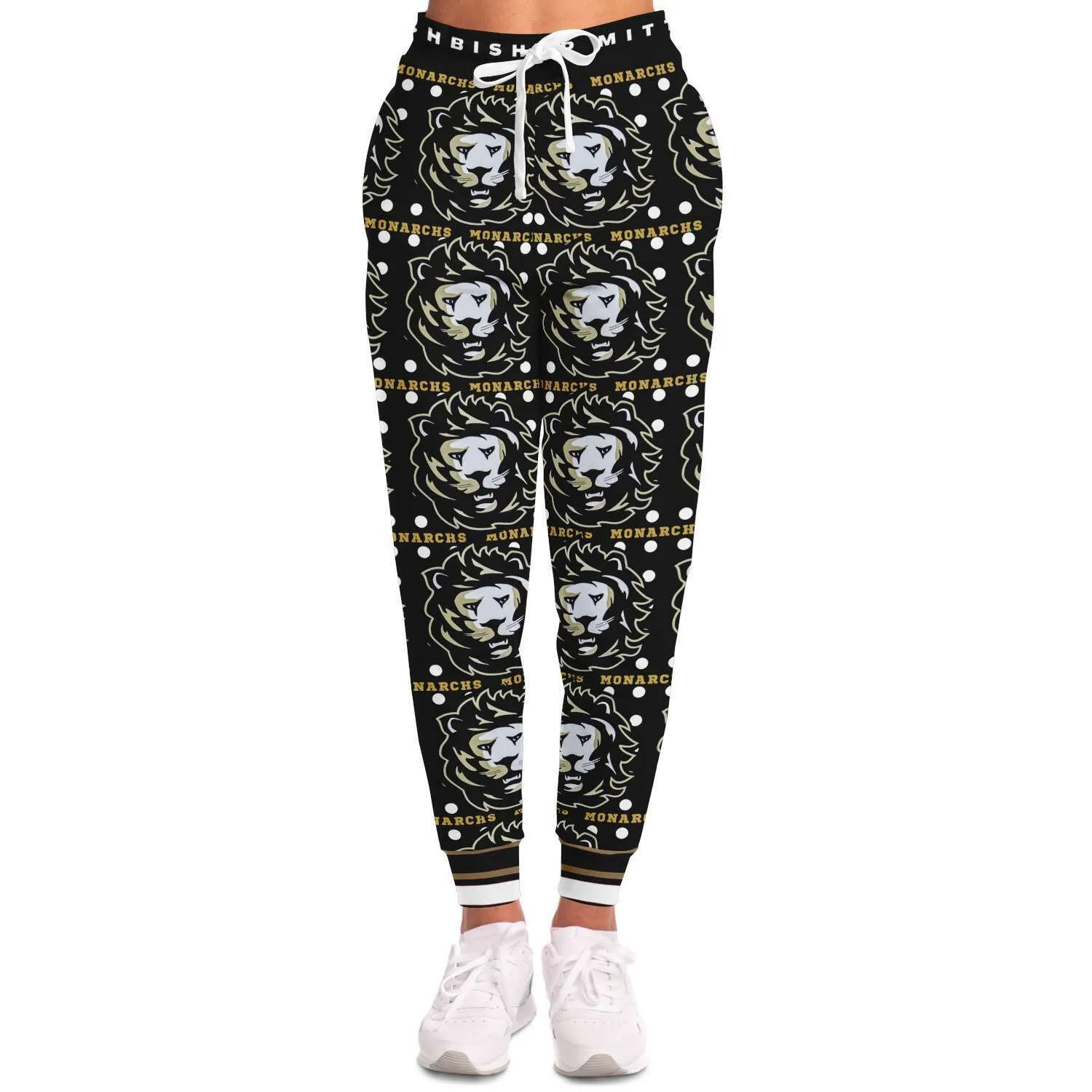 Mitty Monarchs Polka Unisex Fleece Joggers