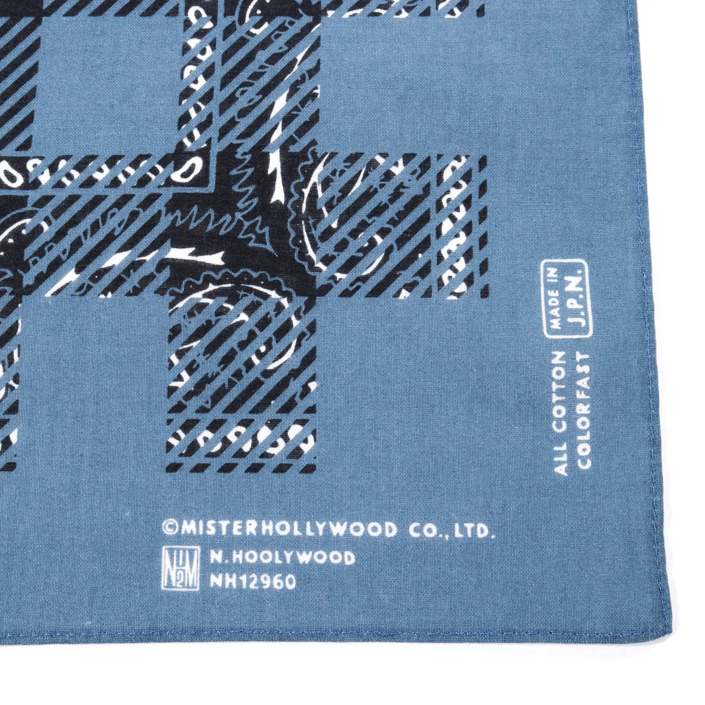 N.HOOLYWOOD AC19 BANDANA BLUE / BLACK