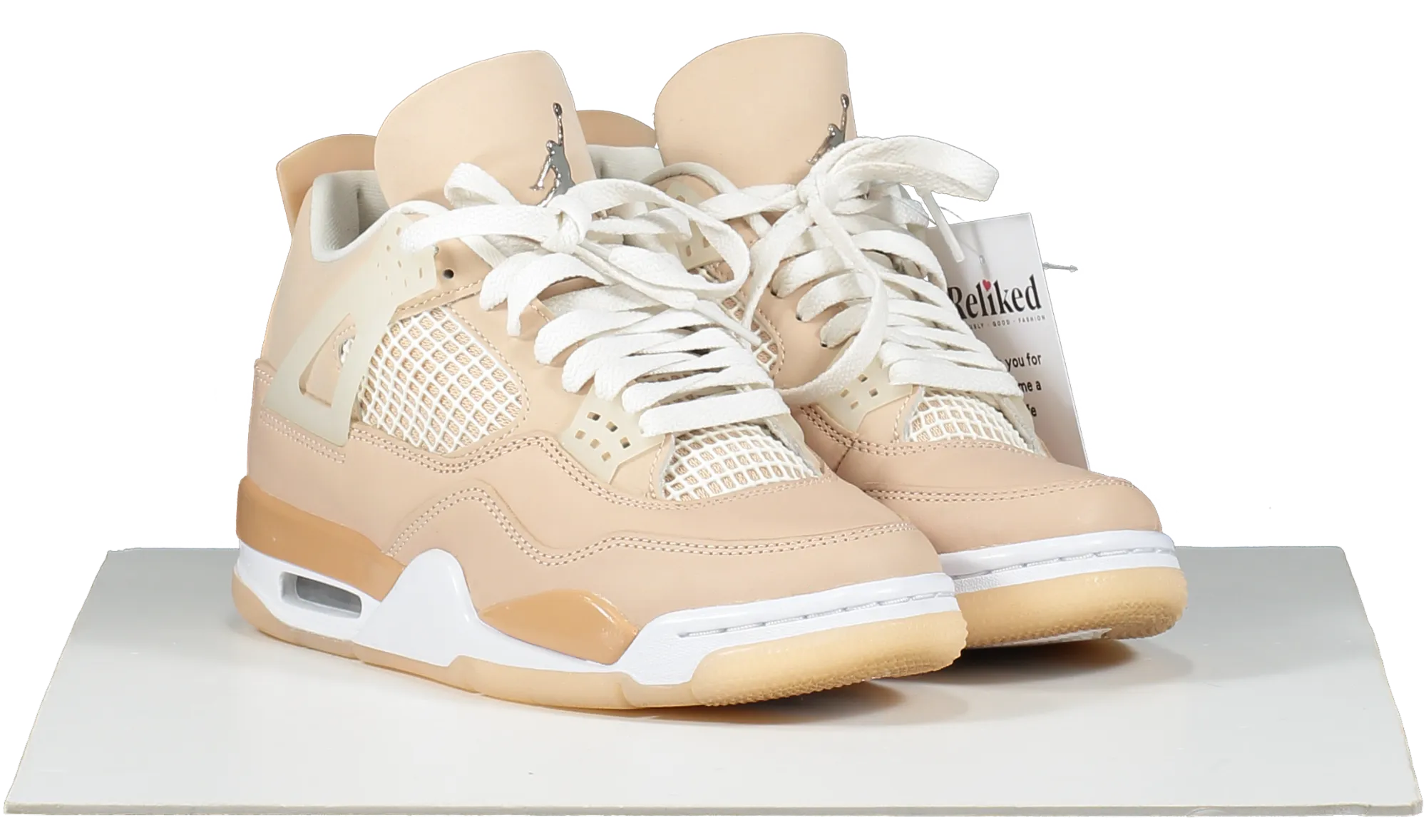 Nike Beige Jordan 4 Retro Shimmer UK 4 EU 37 👠