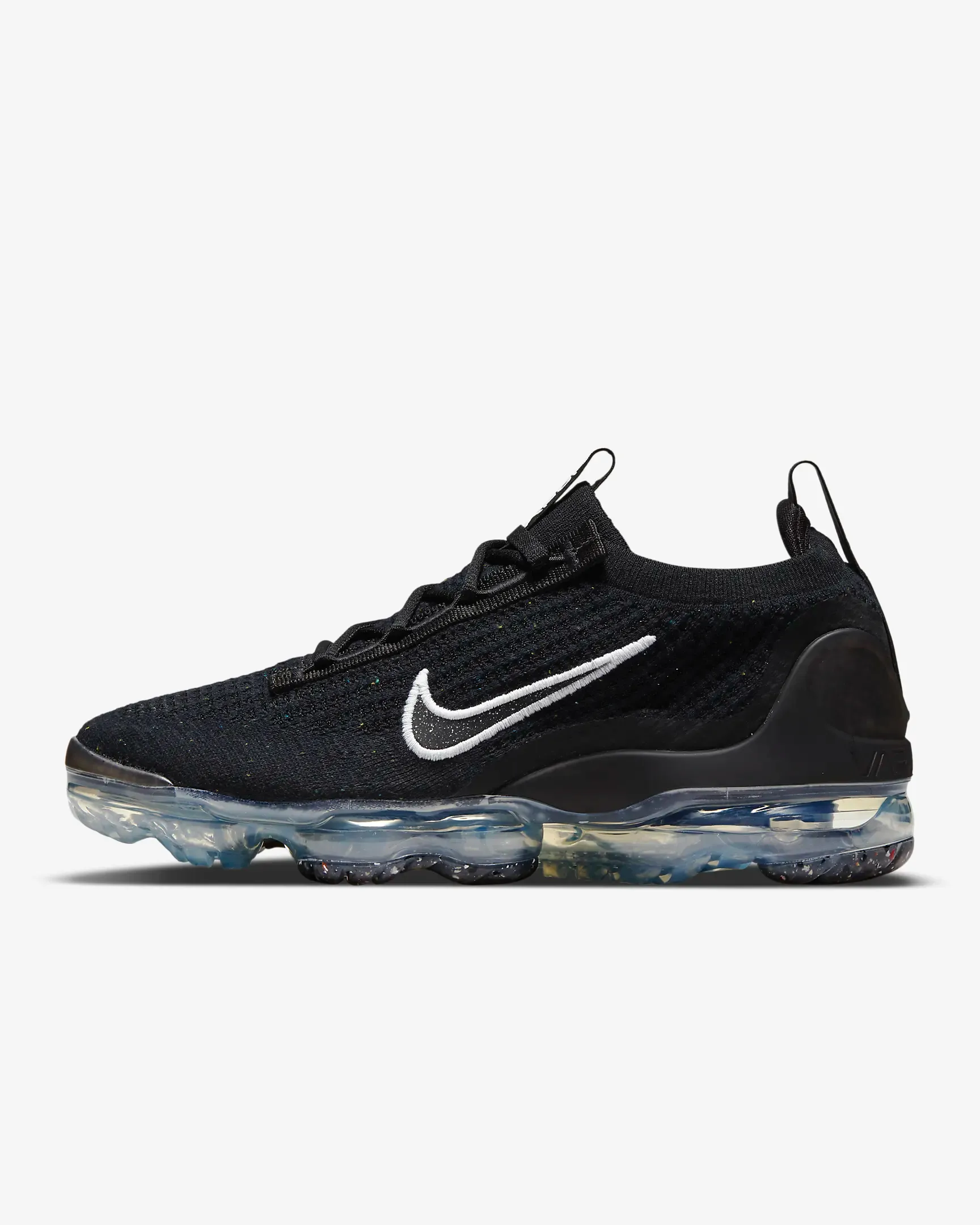 Nike Women's Air Vapormax 2021 FK Shoes - Black / Metallic Silver / White