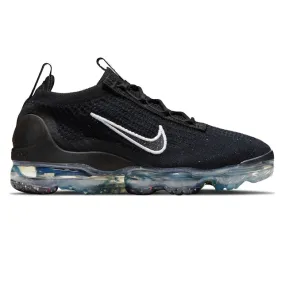 Nike Women's Air Vapormax 2021 FK Shoes - Black / Metallic Silver / White