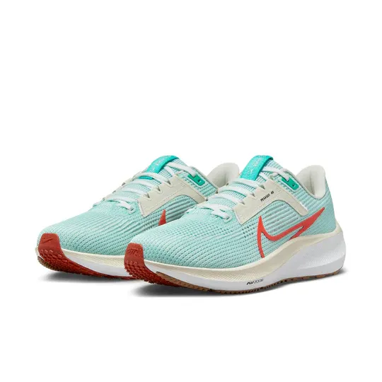 Nike Women's Pegasus 40 Shoes - Jade Ice / White / Sea Glass / Picante Red