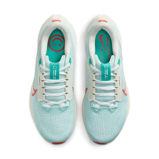 Nike Women's Pegasus 40 Shoes - Jade Ice / White / Sea Glass / Picante Red