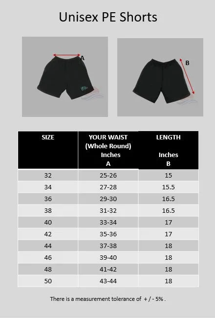 NUS High School UNISEX PE SHORTS