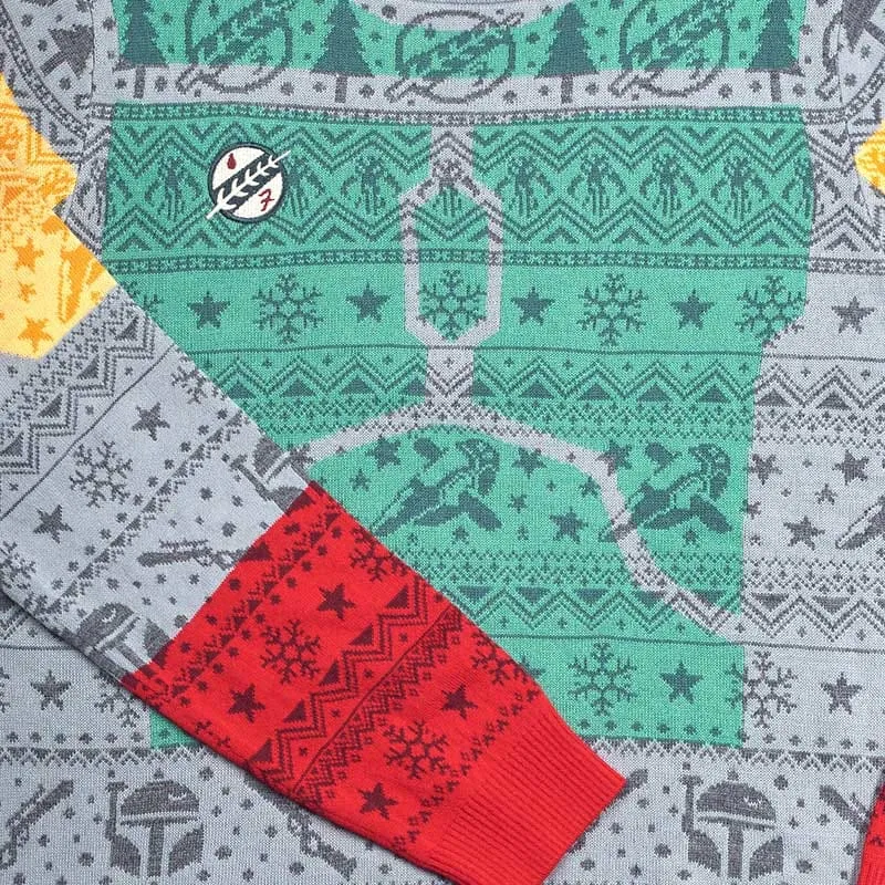 Official Boba Fett Difuzed Christmas Jumper / Ugly Sweater