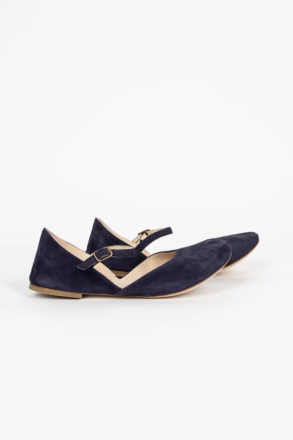 Open Ballerina Navy Blue