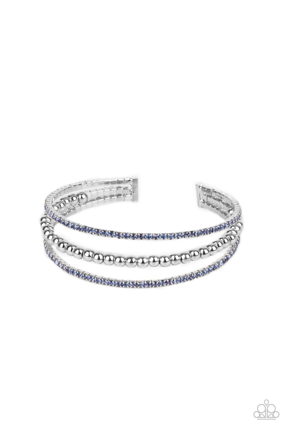 Paparazzi High-End Eye Candy - Blue Bracelet