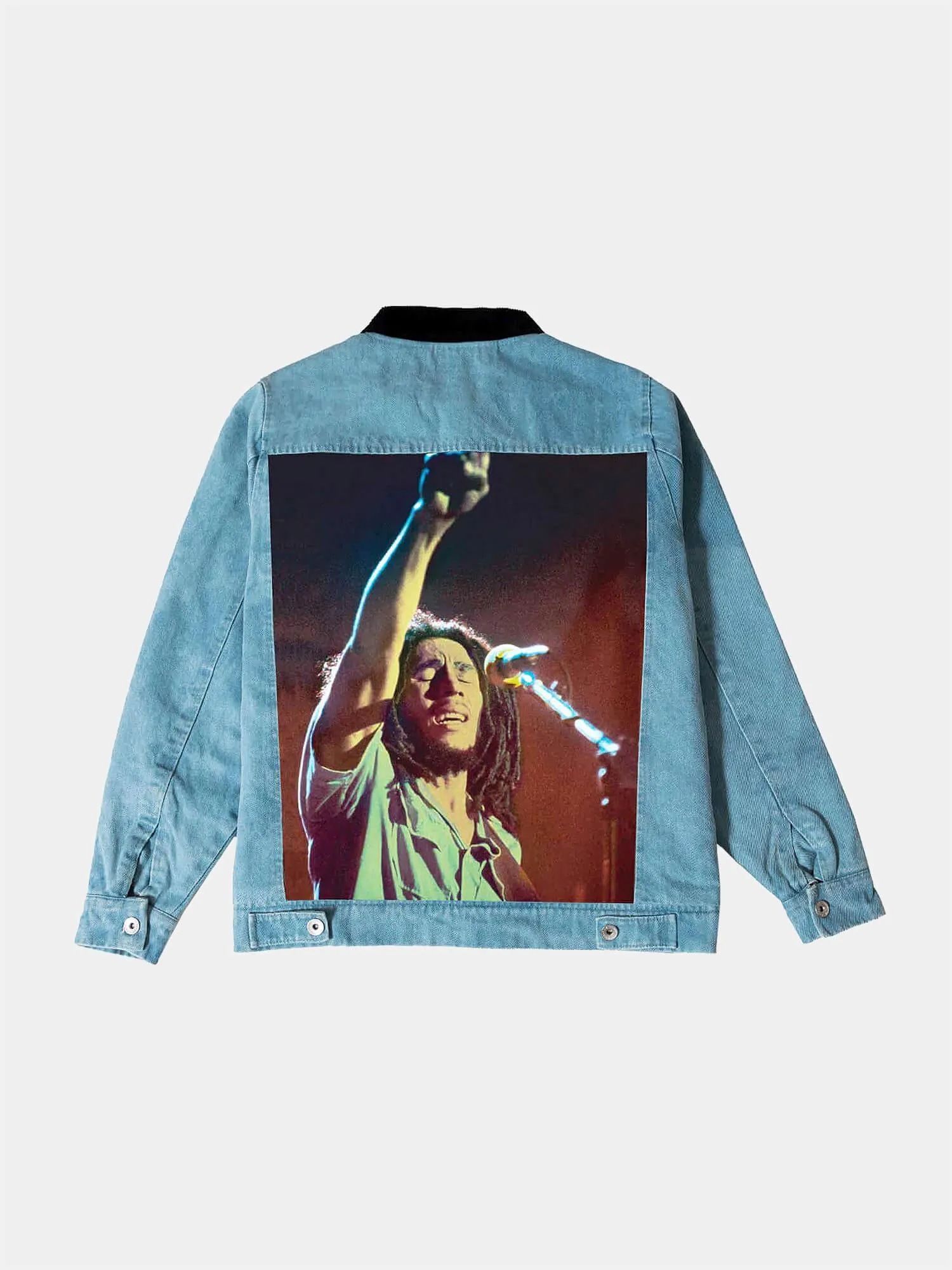 Primitive x Bob Marley Stand Up Jacket - Denim