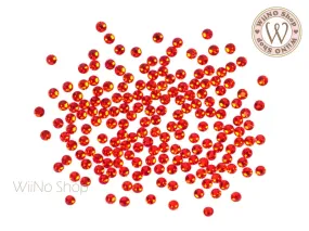 Red Round Flatback Crystal (ss3-ss16)