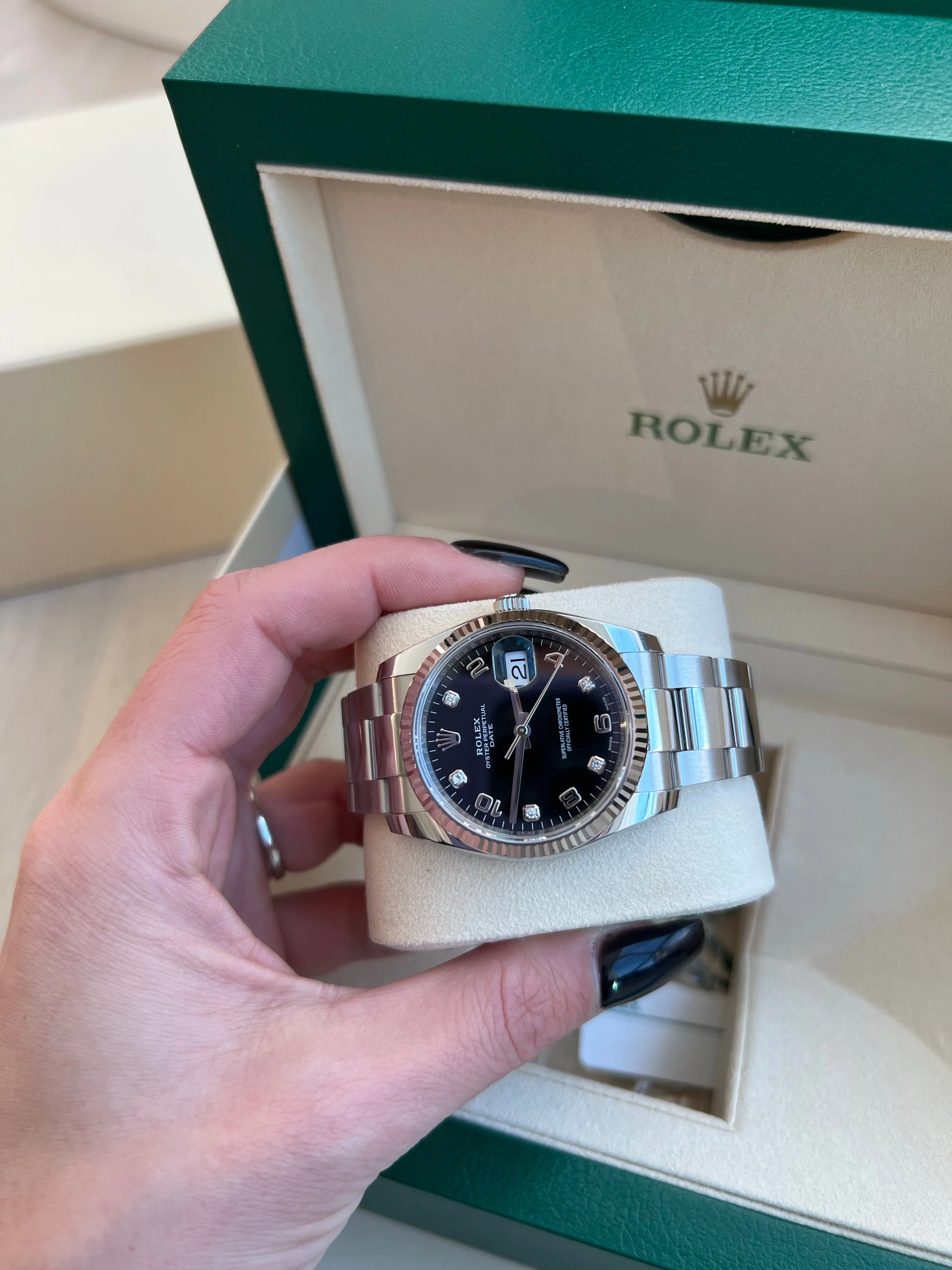 Rolex OP Datejust watch