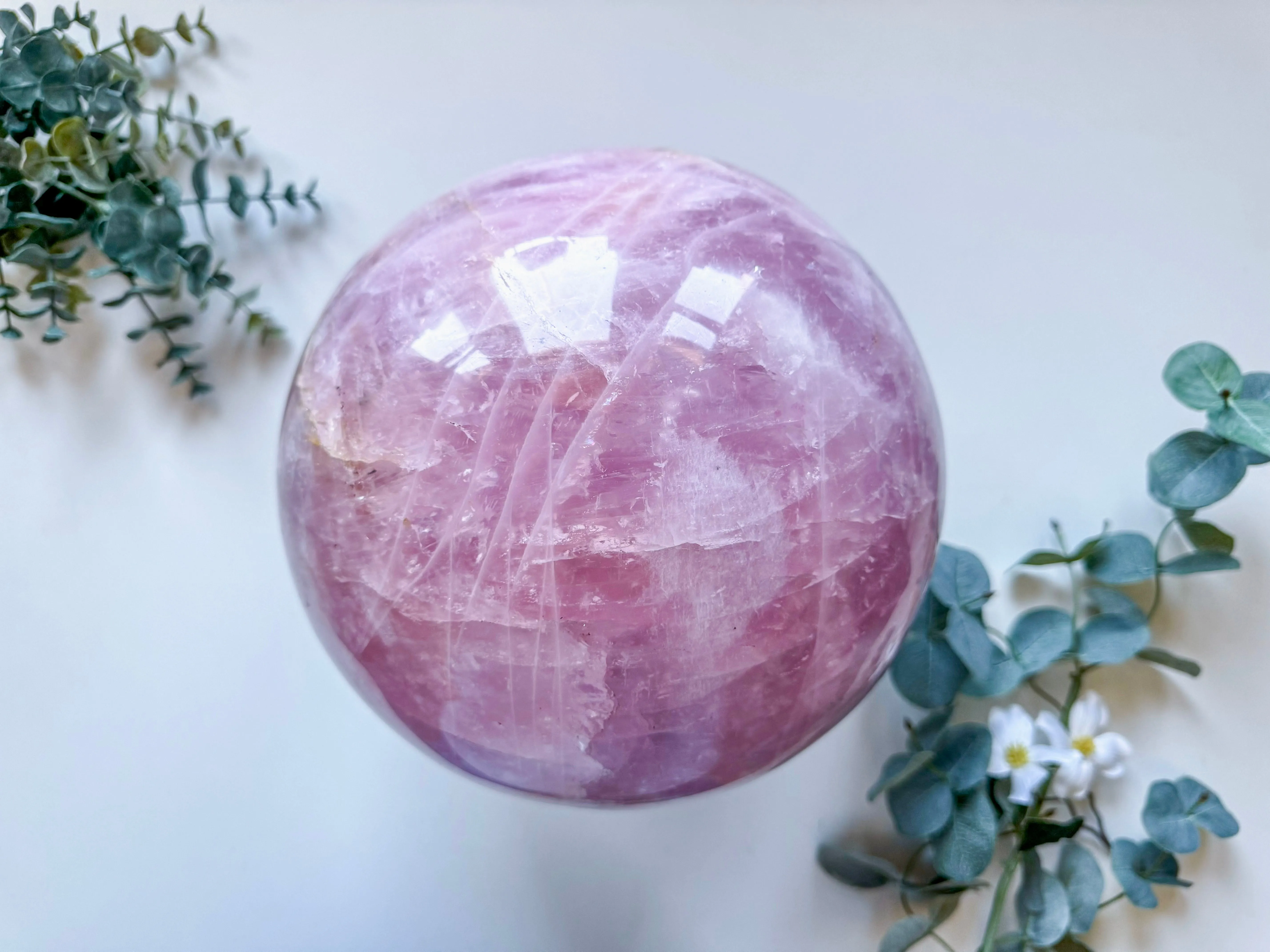 Rose Quartz XXL Sphere || Brazil