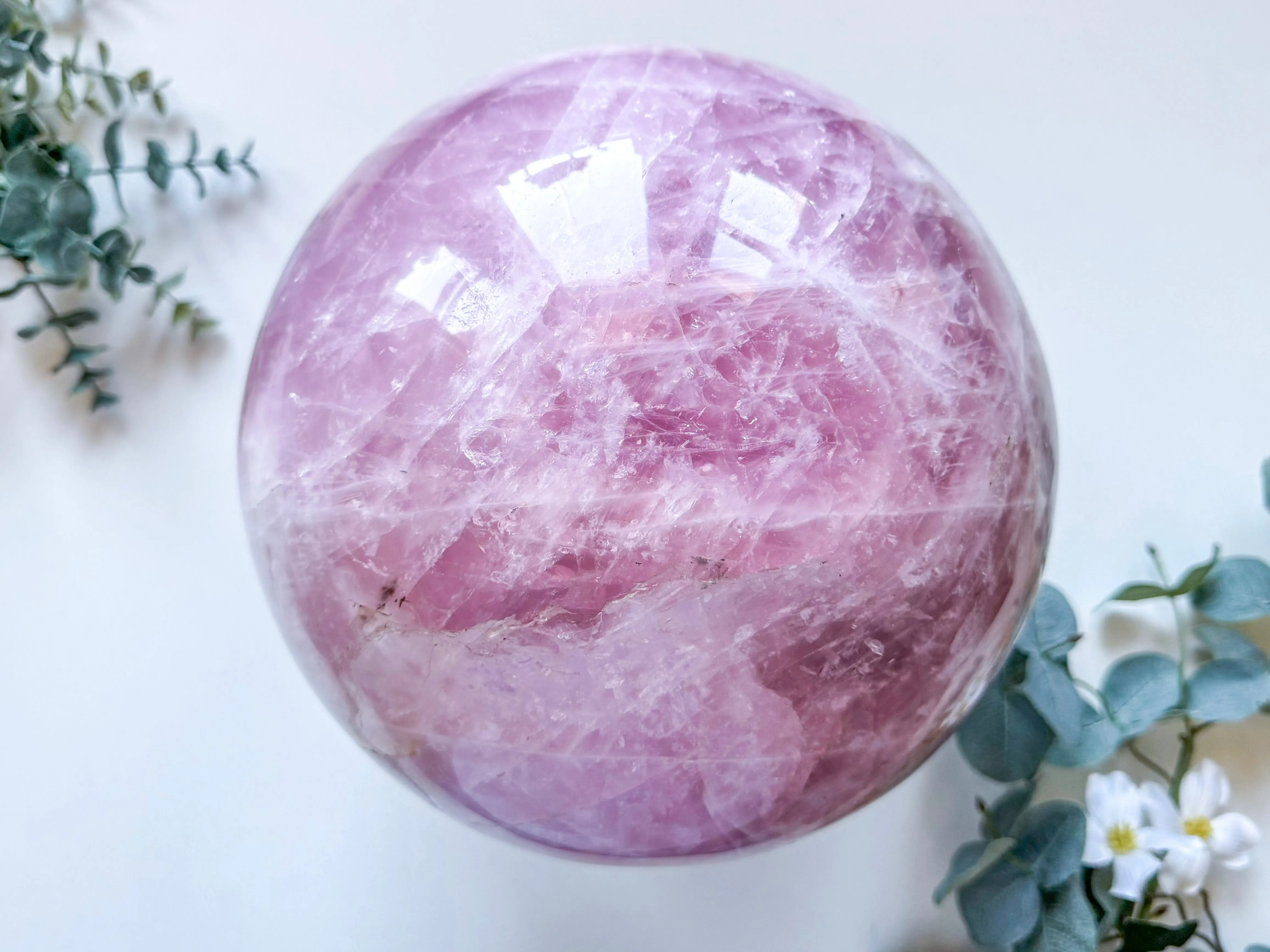 Rose Quartz XXL Sphere || Brazil