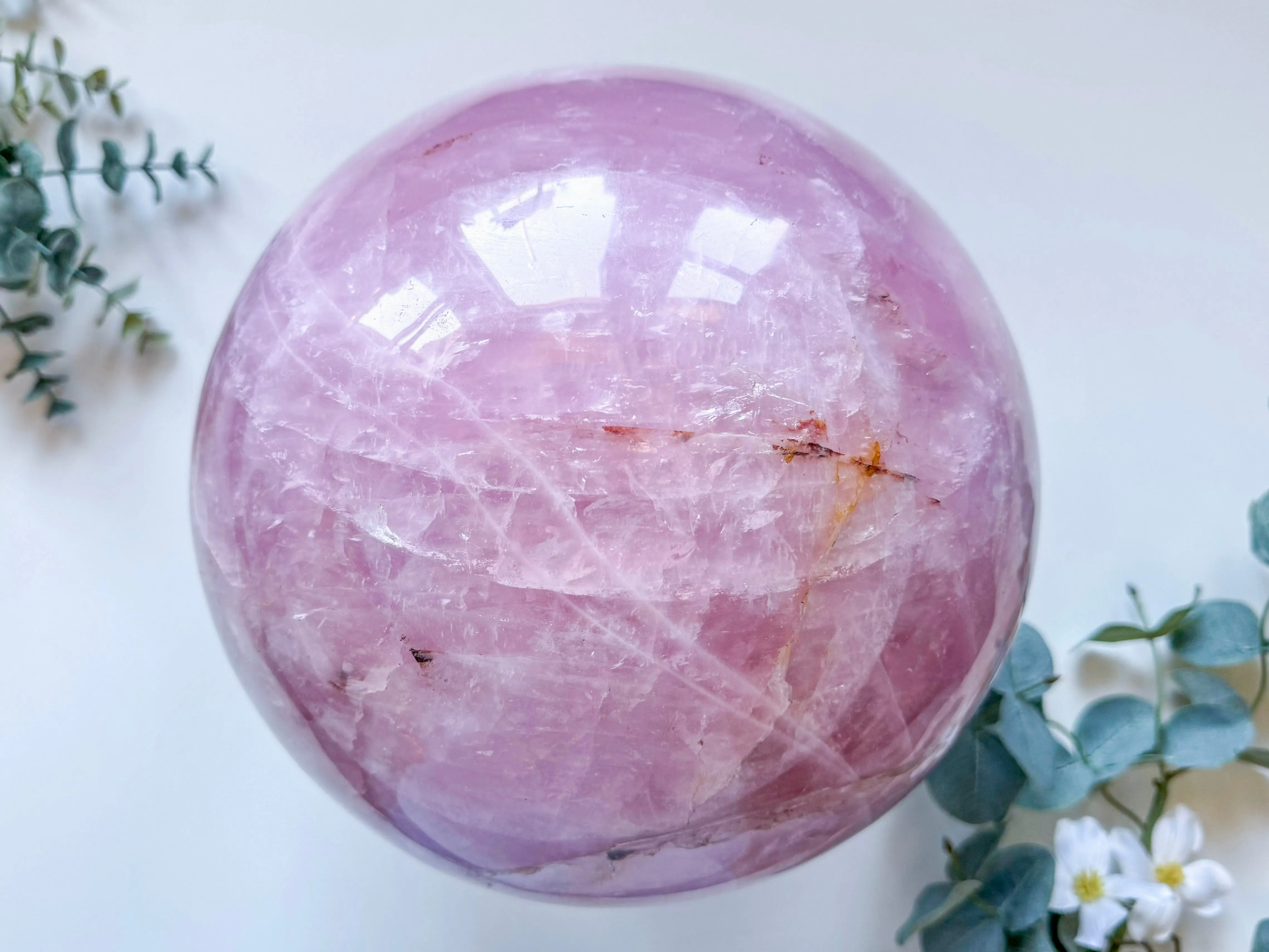 Rose Quartz XXL Sphere || Brazil