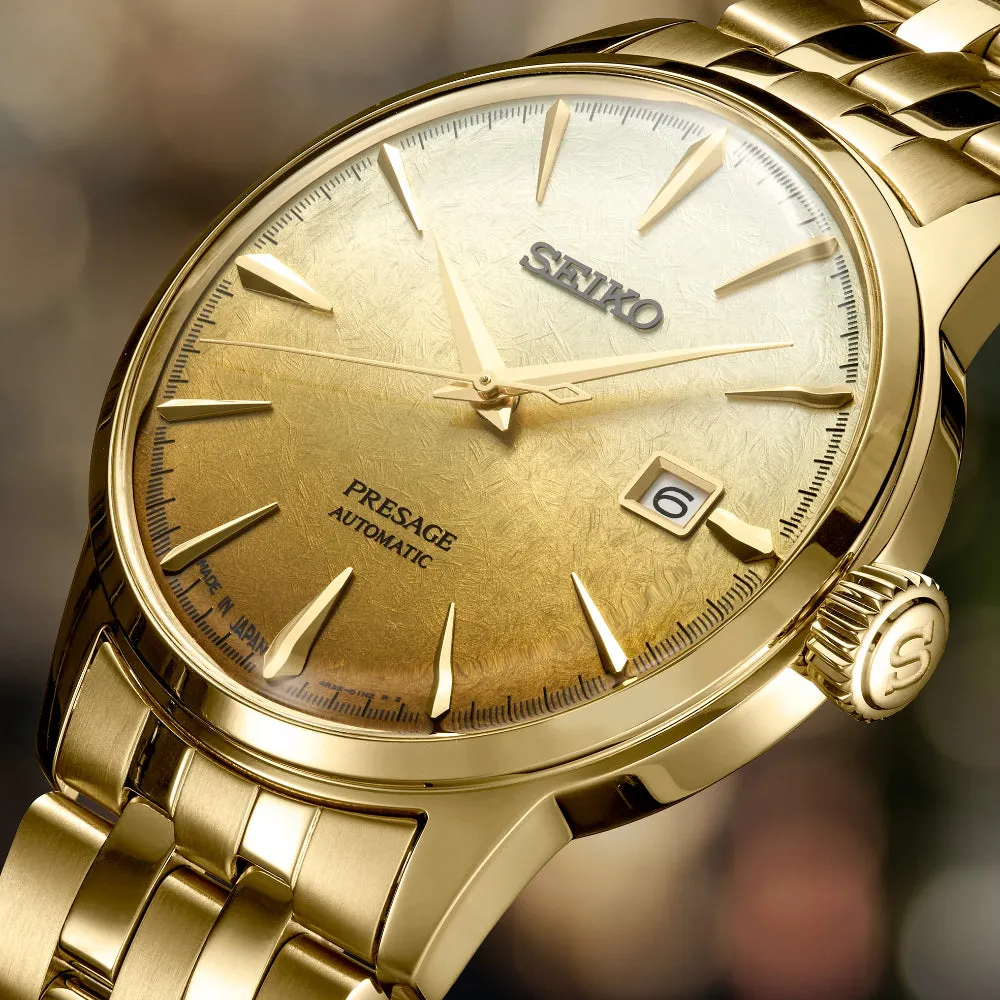 Seiko Presage Cocktail Time, Gold Gradation Dial - SRPK46