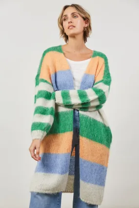 Serene Stripe Cardigan, Meadow