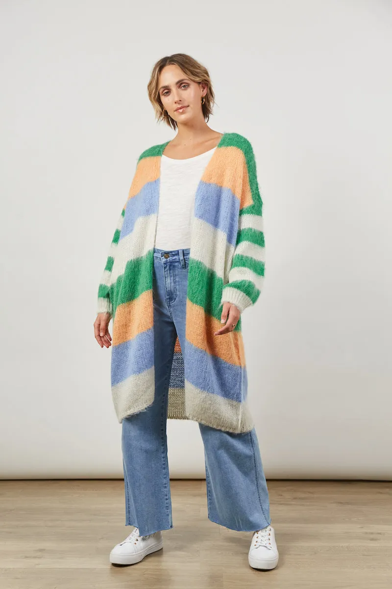 Serene Stripe Cardigan, Meadow