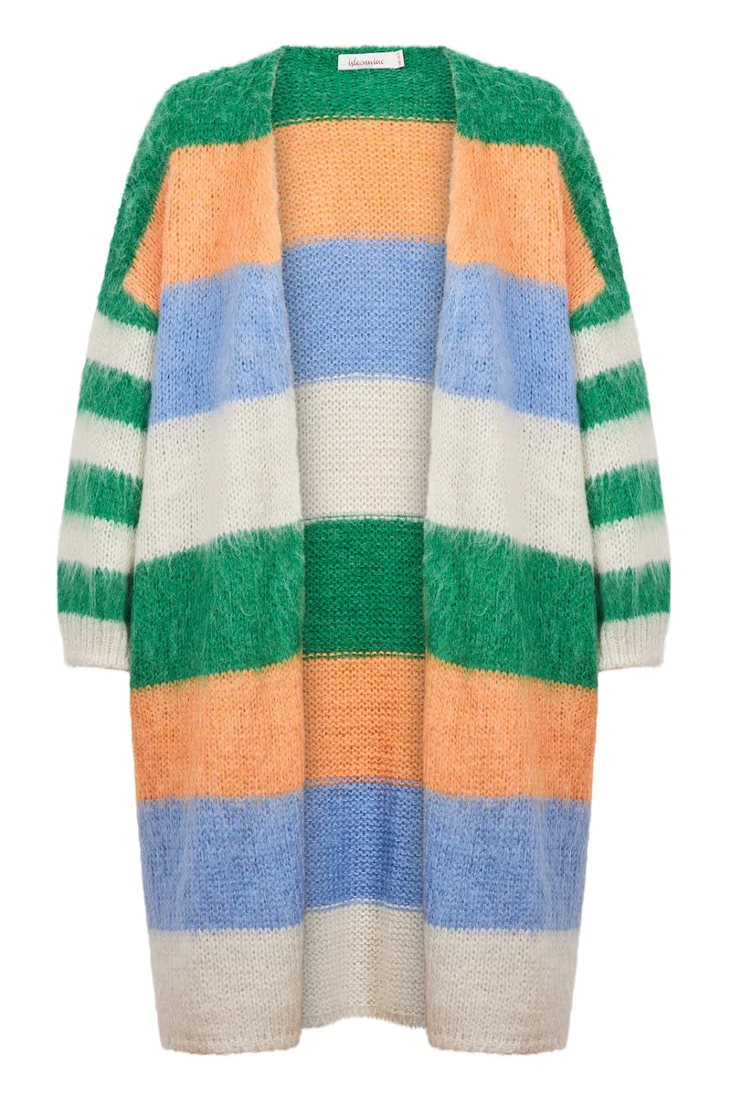 Serene Stripe Cardigan, Meadow