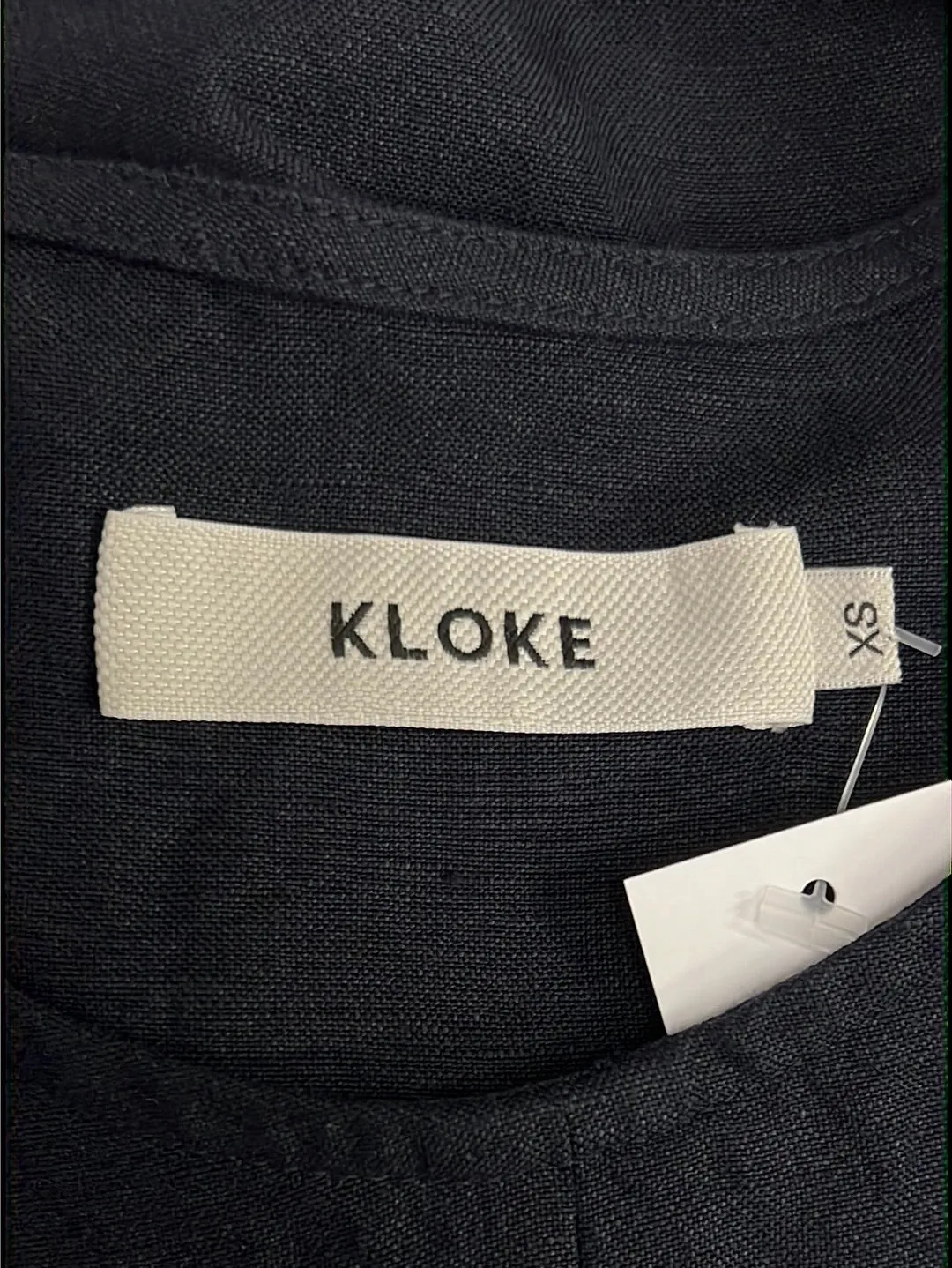 Size XS - Kloke Midnight Linen Top