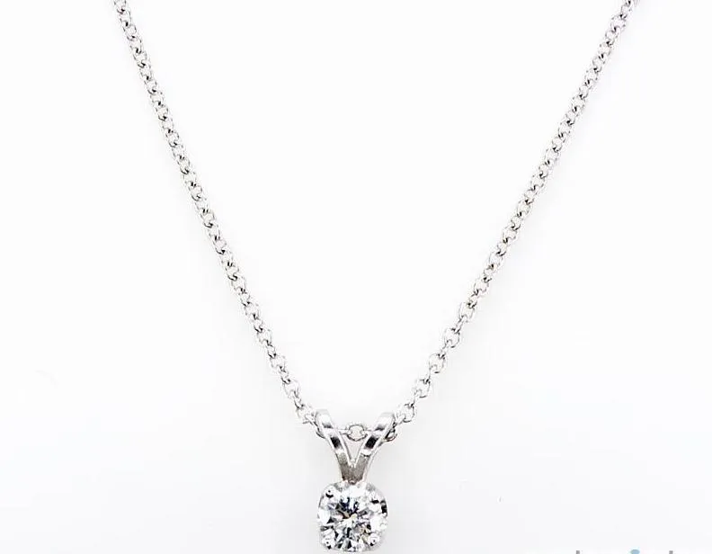 Solitaire Diamond Pendant (0.20Ctw)