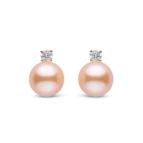 Starlight Collection 6.5-7.0 mm Pink Freshadama Pearl Earrings