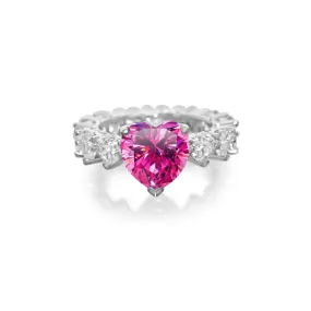 STELLA PINK MOISSANITE RING