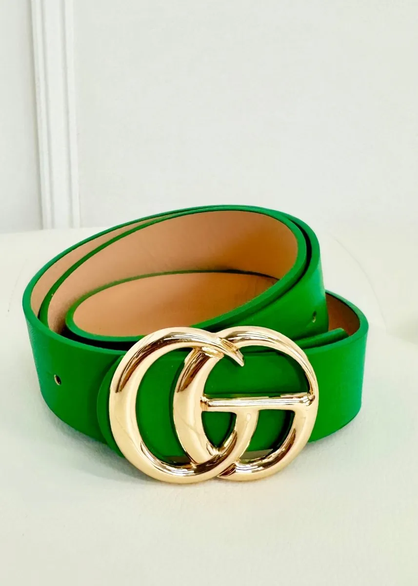 Stuck on You Waist Belt Green