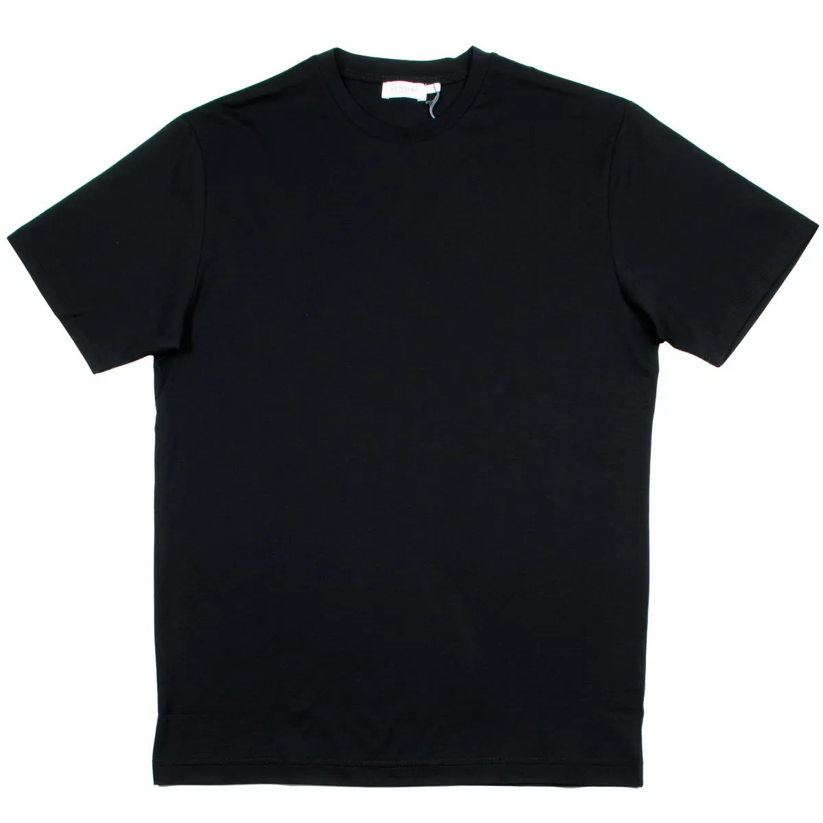 Sunspel - Short Sleeve Riviera Crew Neck T-shirt - Black