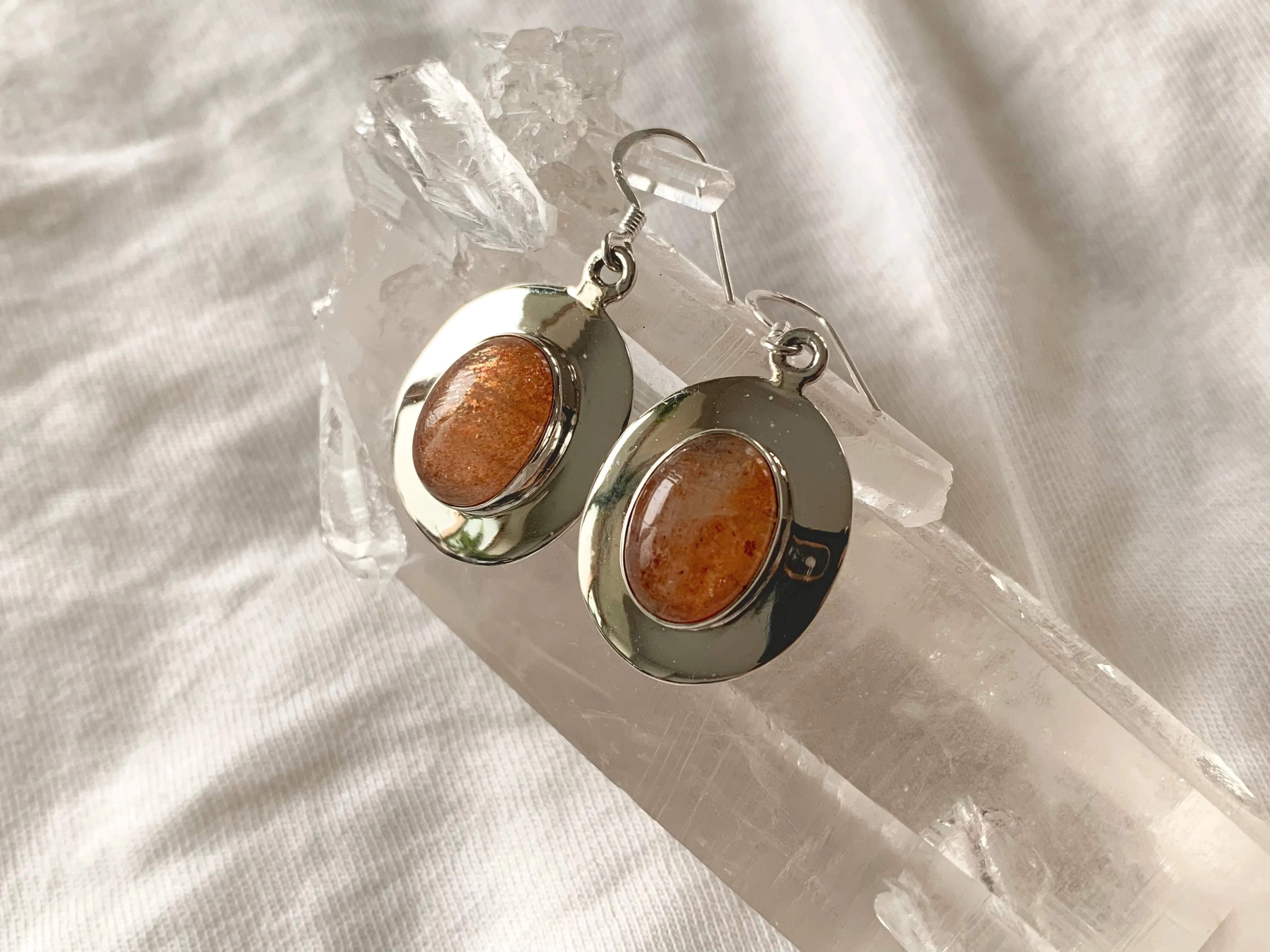 Sunstone Medea Earrings