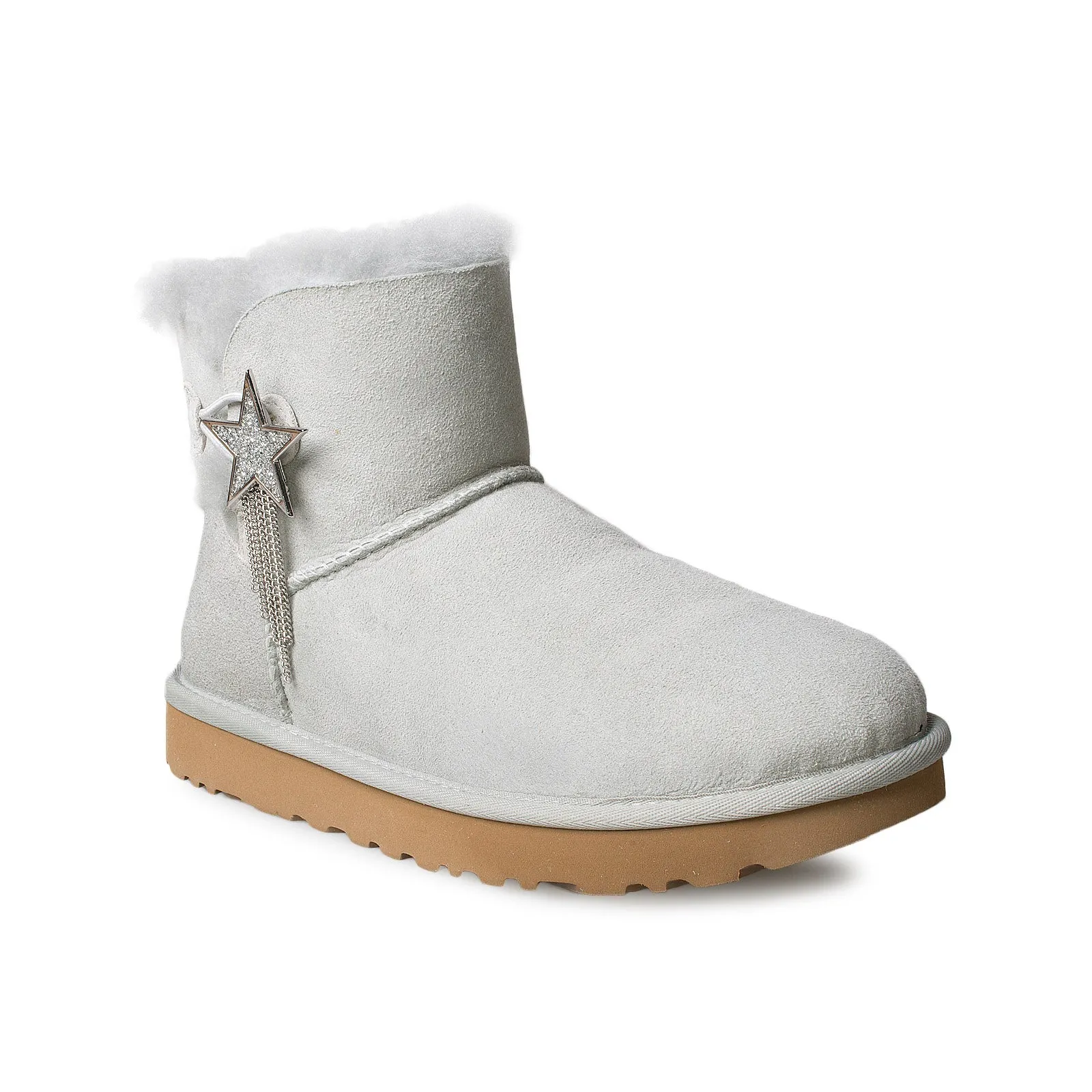 UGG Mini Bailey Star Grey Violet Boots - Women's