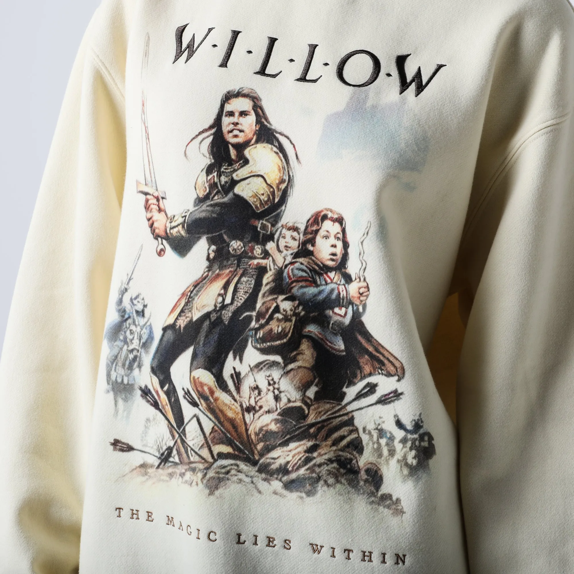 Willow Hero Poster Crew Neck Sweatshirt