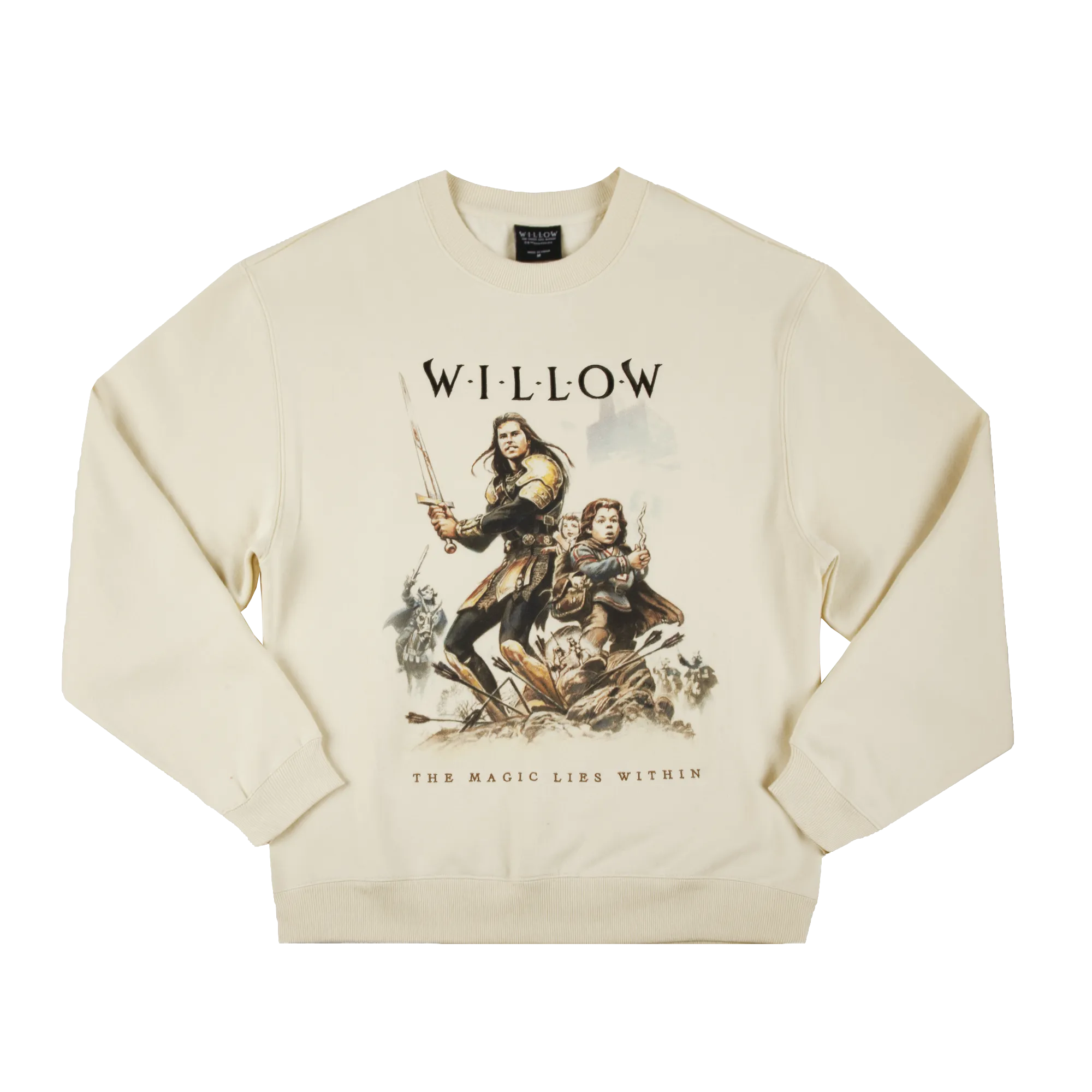 Willow Hero Poster Crew Neck Sweatshirt