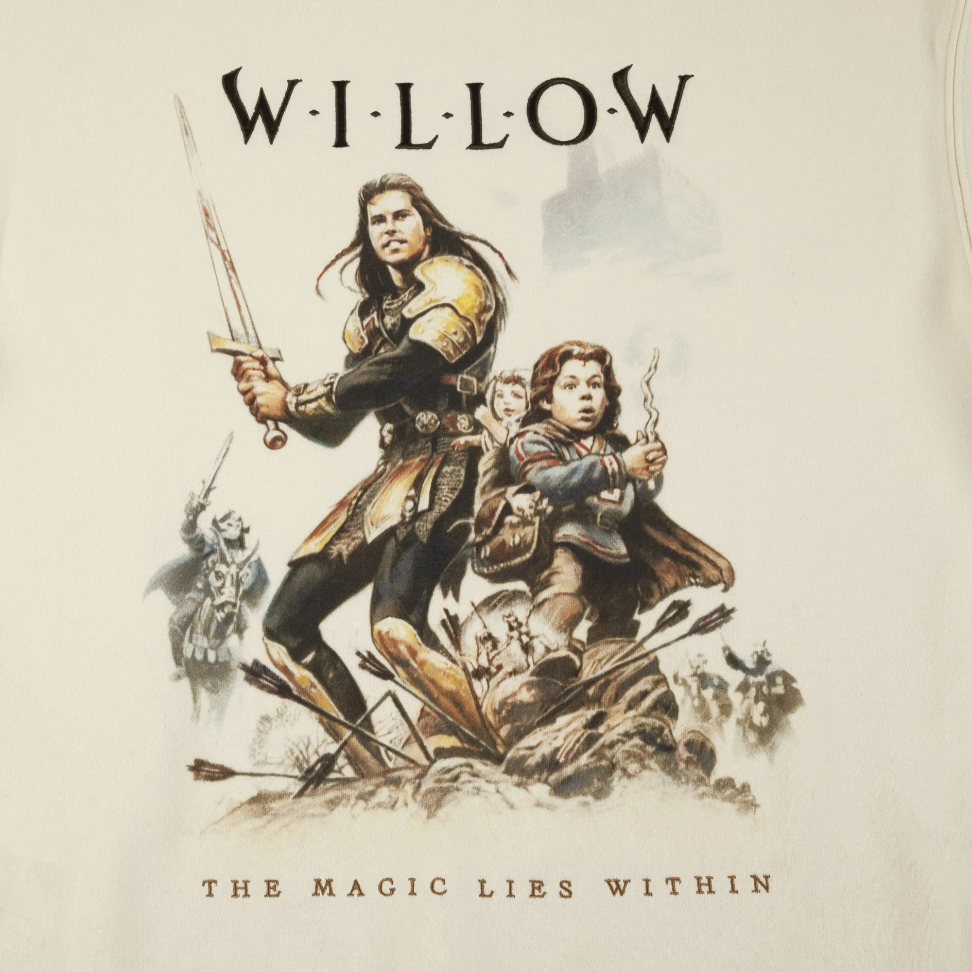 Willow Hero Poster Crew Neck Sweatshirt