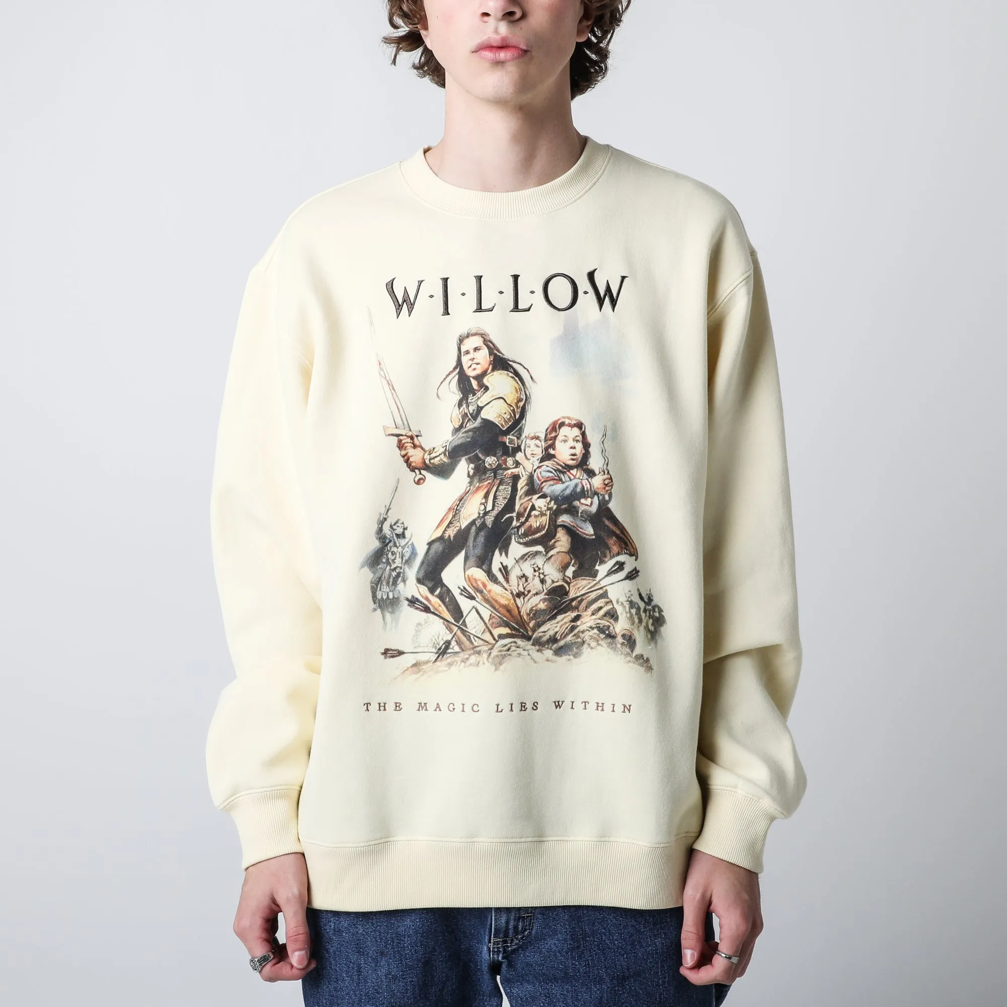 Willow Hero Poster Crew Neck Sweatshirt