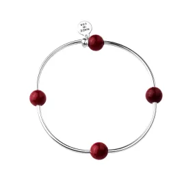 Wish | Bracelet | Bordeaux - Stone