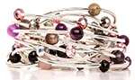 Wish | Bracelet | Bordeaux - Stone