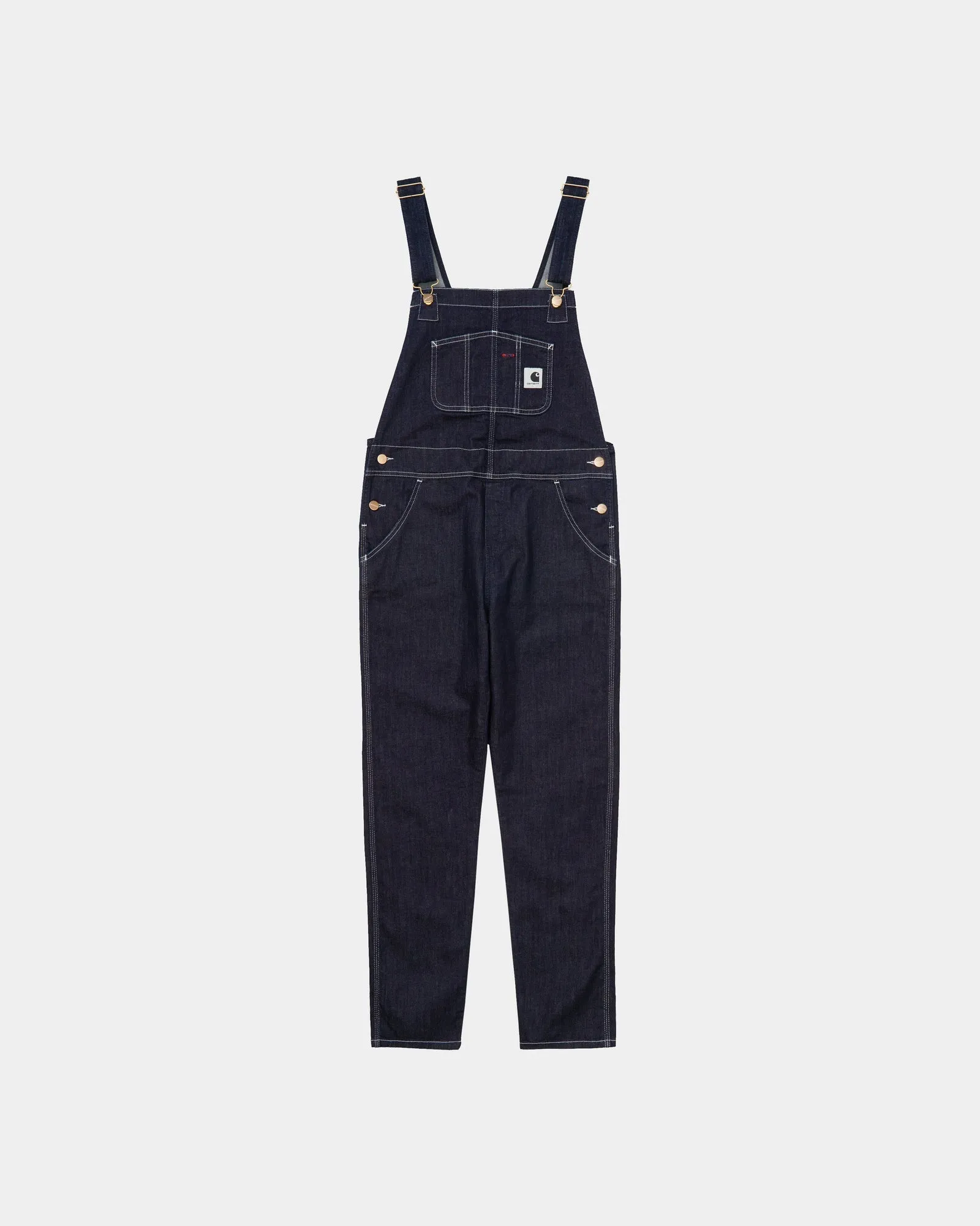 Women's Bib Overall - Stretch Denim | Blue (rinsed)