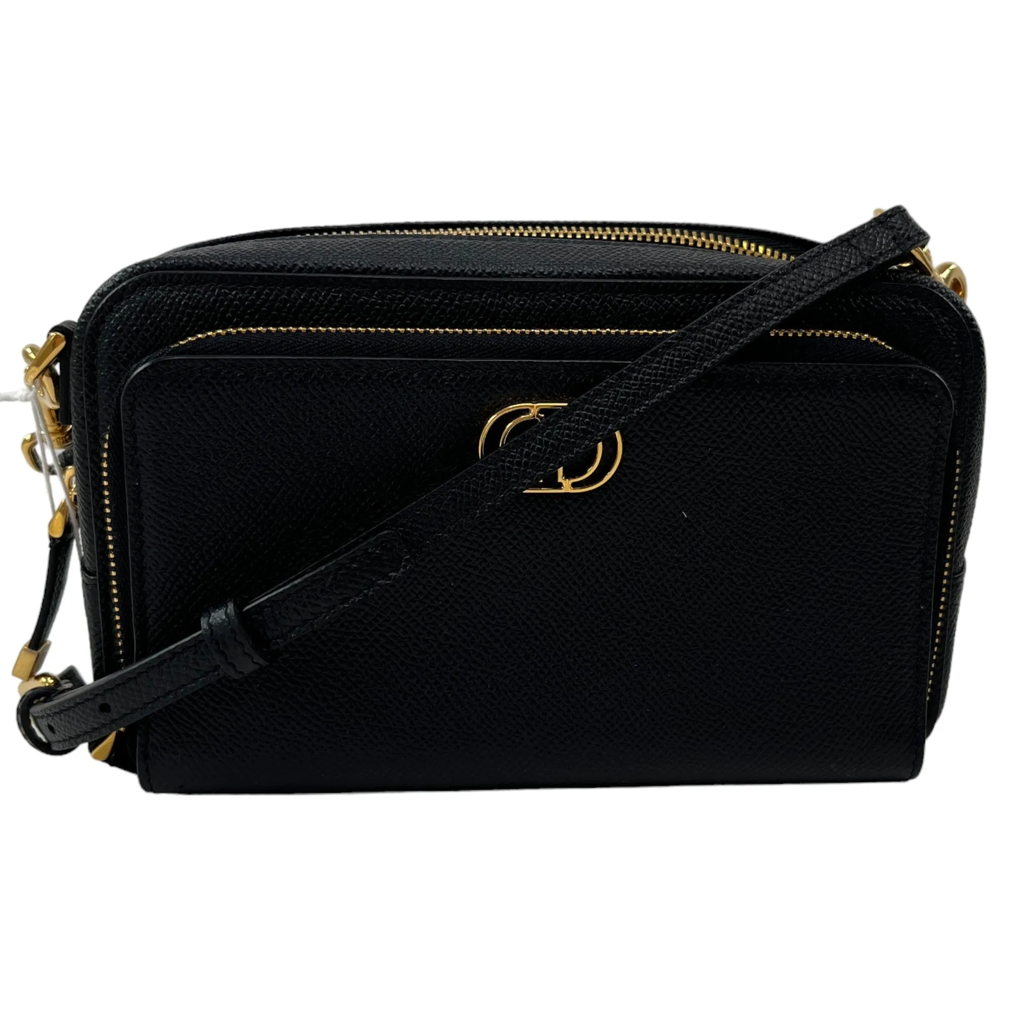 Women's Caro Double Pouch Bag Black